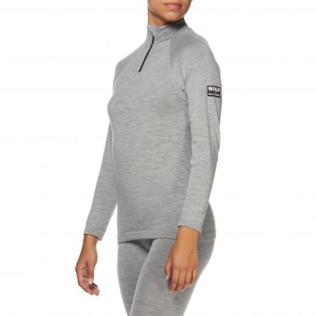 Six2 Maglia Termica Moto Wool Grey Unisex